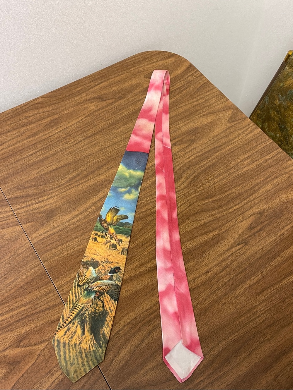 Vintage 1950s Pheasant Necktie